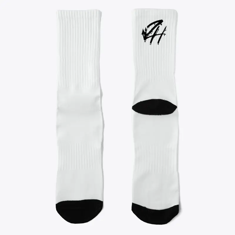 Zaiah Hoke Official Socks Haunted Logo